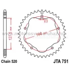 LÁNCKERÉK HÁTSÓ ALU JT (JTA751) 520-as LÁNCHOZ FEKETE