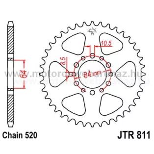 LÁNCKERÉK HÁTSÓ JT (JTR811) 520-as LÁNCHOZ