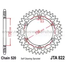 LÁNCKERÉK HÁTSÓ ALU JT (JTA822) 520-as LÁNCHOZ FEKETE/KÉK