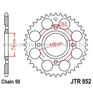 LÁNCKERÉK HÁTSÓ JT (JTR852) 530-as LÁNCHOZ