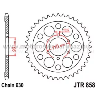 LÁNCKERÉK HÁTSÓ JT (JTR858) 630-as LÁNCHOZ