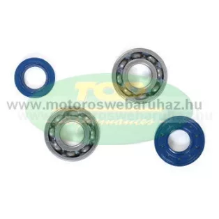   CSAPÁGY DR (KK01005) FŐTENGELY CSAPÁGY + SZIMERING GARNITÚRA PEUGEOT 50-es ROBOGÓKHOZ