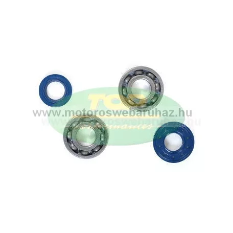CSAPÁGY DR (KK01009) FŐTENGELY CSAPÁGY + SZIMERING GARNITÚRA PIAGGIO 50-es 