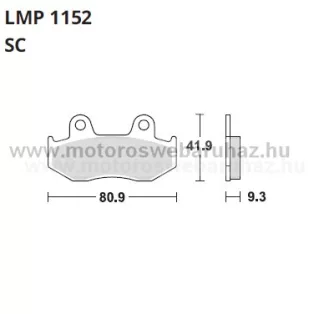Fékbetét AP RACING (LMP1152SC)