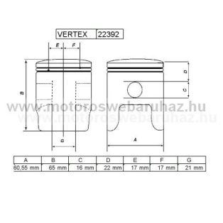 DUGATTYÚ SZETT METEOR (MR1470)