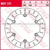 Féktárcsa HONDA (MST373) TRW