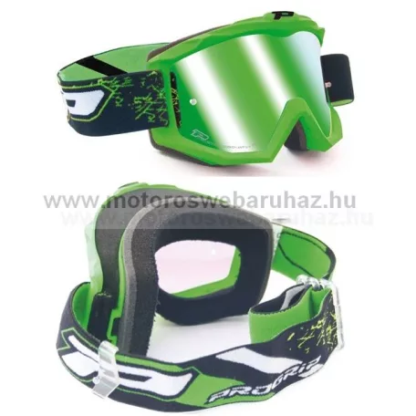 Szemüveg Cross PROGRIP 3204 FLUO szemüveg karcálló, páramentes UV szűrős tükrös lencsével 4 féle színben