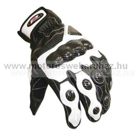 Kesztyű PROGRIP-4018 Supermotard bőrkesztyű