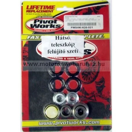 TELESZKÓPJAVÍTÓ SZETT PIVOT WORKS (PWSHK-H26-021) HÁTSÓ TELESZKÓP ALSÓ ÉS FELSŐ RÉSZ