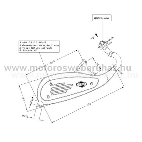 Kipufogó SITO PLUS PIAGGIO (0264)