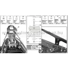 GIVI SR2013 Spec. doboztartó (top case) Monokey dobzokhoz, fekete