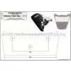   GIVI SR369M Spec. doboztartó (top case) Monolock dobzokhoz, fekete
