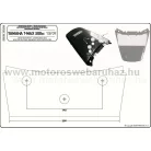 GIVI SR369M Spec. doboztartó (top case) Monolock dobzokhoz, fekete