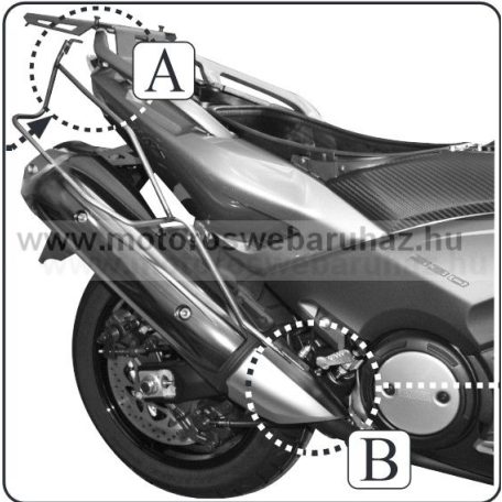 GIVI T2013 Cső táskatartó, fekete 