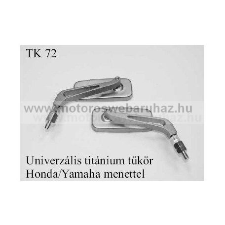 TÜKÖR (TK-72) UNIVERZÁLIS TITÁNIUM, HONDA/YAMAHA MENETTEL