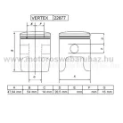 DUGATTYÚ SZETT VERTEX (22877) REPLICA