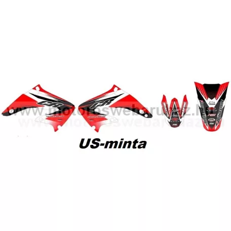 ARC-DESIGN off-road matricaszett 'A-kit' Honda CR125-250 2002-2007 (ARCHONDACR125A)