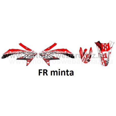 ARC-DESIGN off-road matricaszett 'A-kit' Honda CRF 450 2007 (ARCHONDACRF4503A)