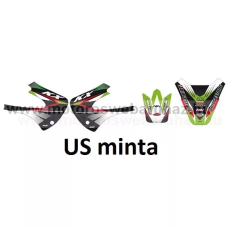 ARC-DESIGN off-road matricaszett 'A-kit'KAWASAKI KX85 2001-2013 (ARCKAWASAKIKX85A)