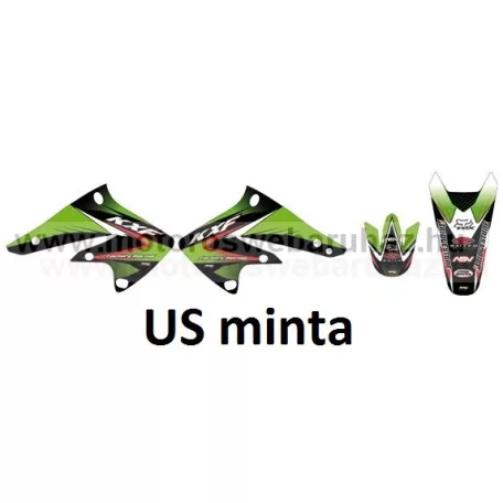ARC-DESIGN off-road matricaszett 'A-kit'KAWASAKI KXF250 2004-2005 (ARCKAWASAKIKXF250A)