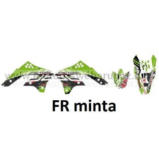   ARC-DESIGN off-road matricaszett 'A-kit'KAWASAKI KXF450 2006-2008 (ARCKAWASAKIKXF450A)