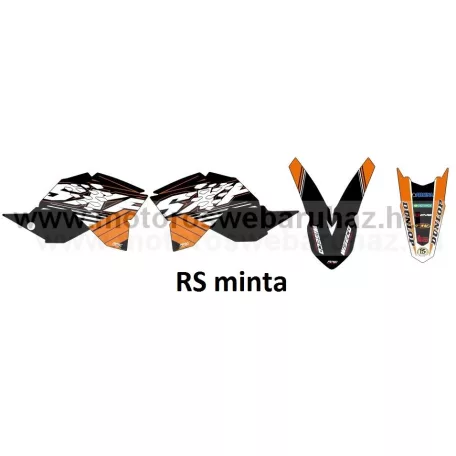 ARC-DESIGN off-road matricaszett 'A-kit' KTM EXC EXC-F MODELLEKHEZ 2008-2011 (ARCKTMEXC4A)