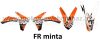   ARC-DESIGN off-road matricaszett 'A-kit' KTM EXC EXC-F MODELLEKHEZ 2012-2013 (ARCKTMEXC5A)