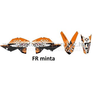   ARC-DESIGN off-road matricaszett 'A-kit' KTM SX 125 250 300 MODELLEKHEZ 2007-2010 (ARCKTMSX4A)