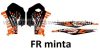   ARC-DESIGN off-road matricaszett 'C-kit' KTM SX 125 250 300 MODELLEKHEZ 2012 (ARCKTMSX6C)