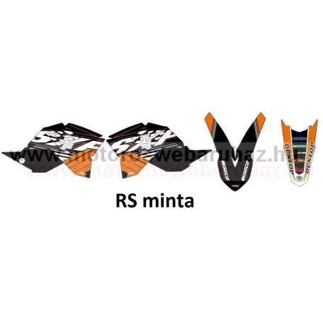 ARC-DESIGN off-road matricaszett 'A-kit' KTM SX-F 250 350 450 MODELLEKHEZ 2007-2010 (ARCKTMSXFA)
