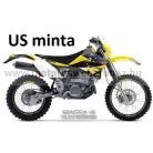 ARC-DESIGN off-road matricaszett 'A-kit' SUZUKI DRZ 400 MODELLEKHEZ (ARCSUZUKIDRZA)