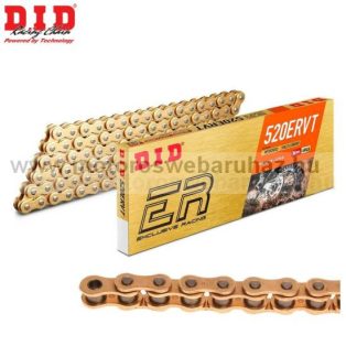   Lánc 520 DID 520ERVT (5/8×1/4) "T" gyűrűs 4 ütemű cross és enduro versenylánc 500 cc-ig Arany G&B 114-120 Szemes