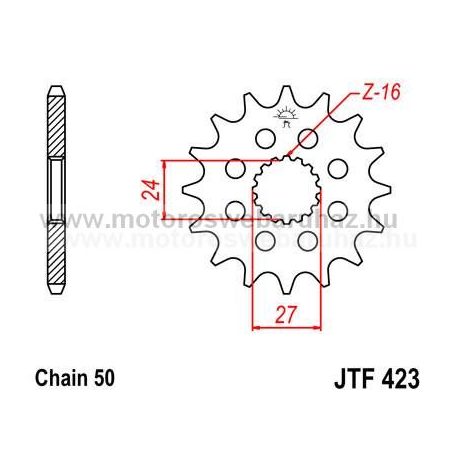 LÁNCKERÉK ELSŐ JT (JTF423) 530-as LÁNCHOZ