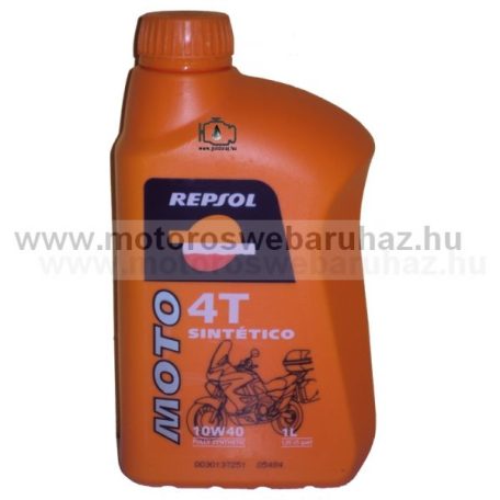 REPSOL MOTO SINTETICO 4T 10W-40 1literes